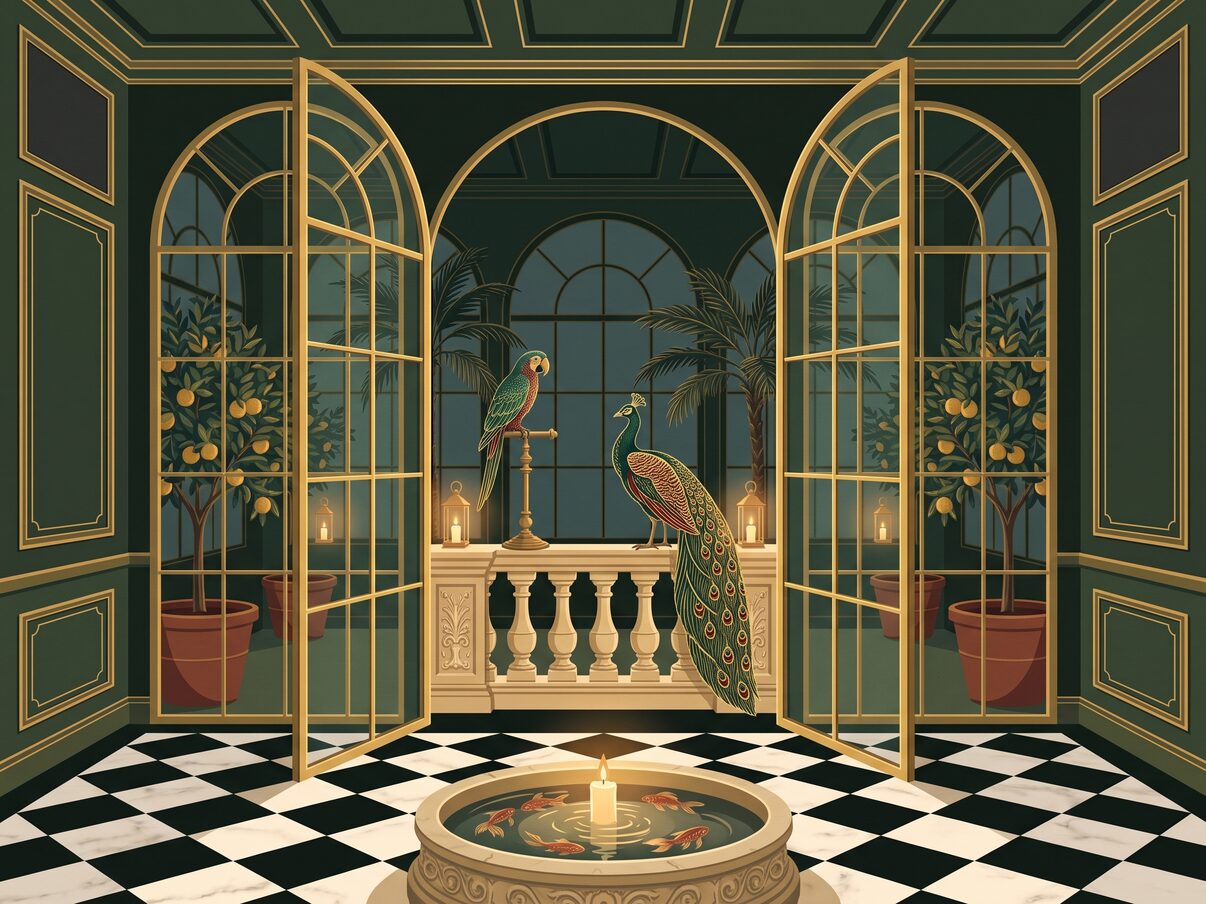 Painted art for The Royal Menagerie