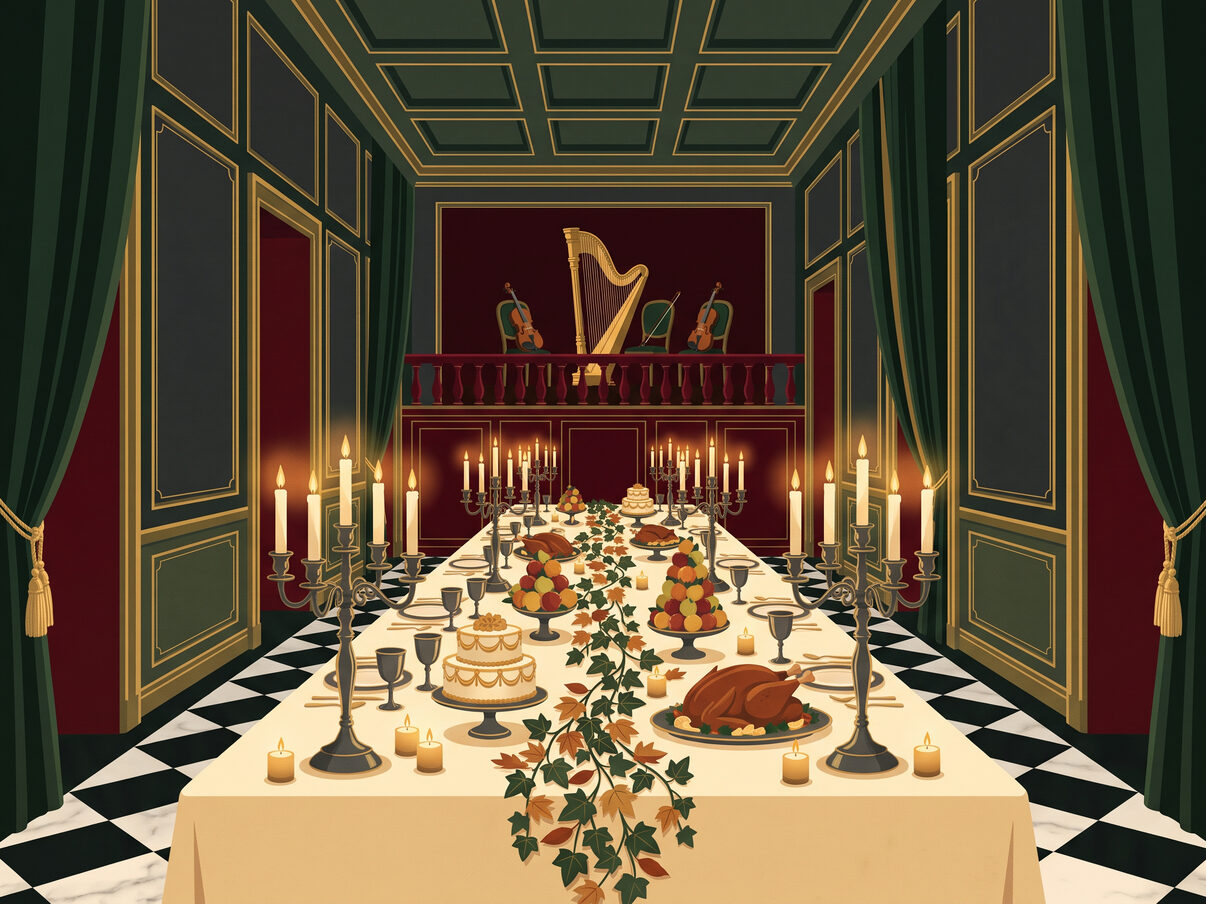 Painted art for The Banquet Hall